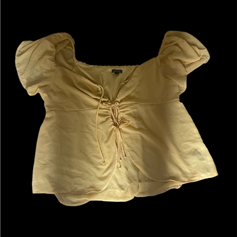 Sheer Yellow Top